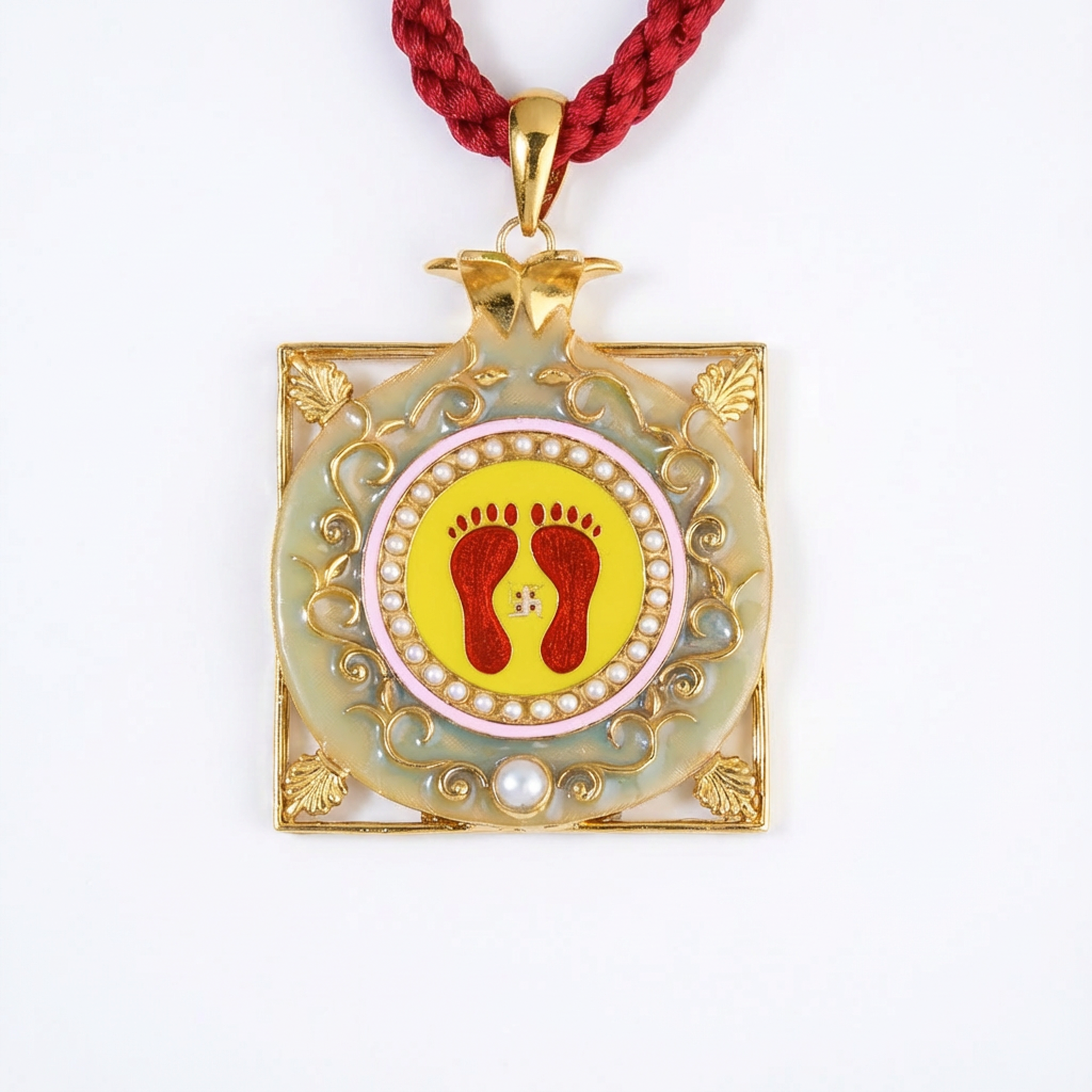 Laxmi Feet Anar Pendant
