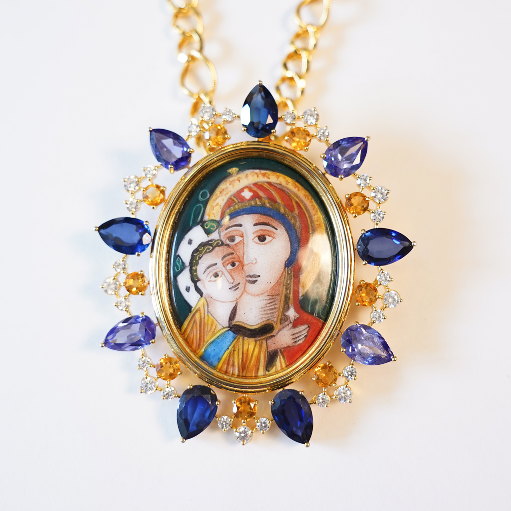 Mother & Child Brooch