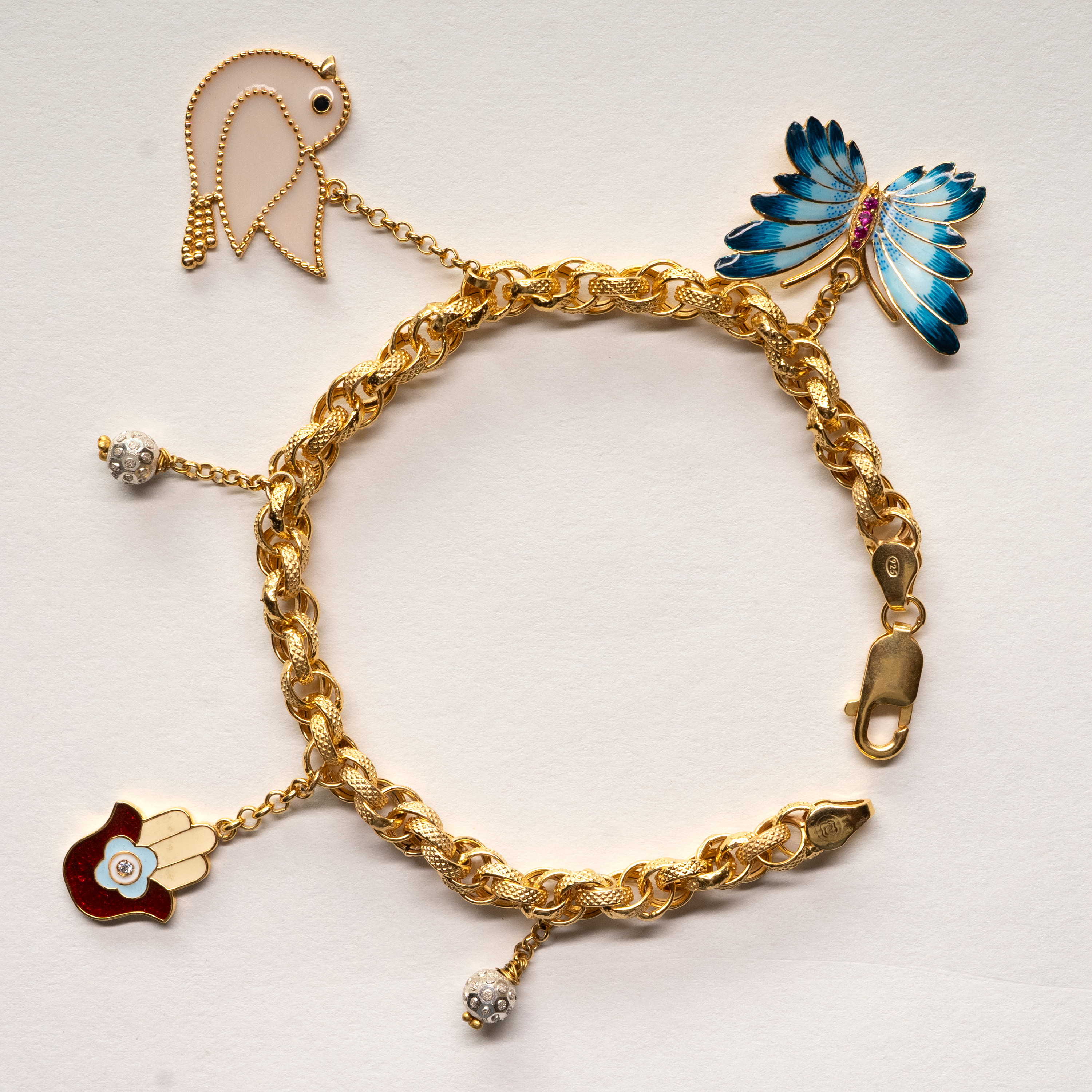 Nature-Inspired Charm Bracelet