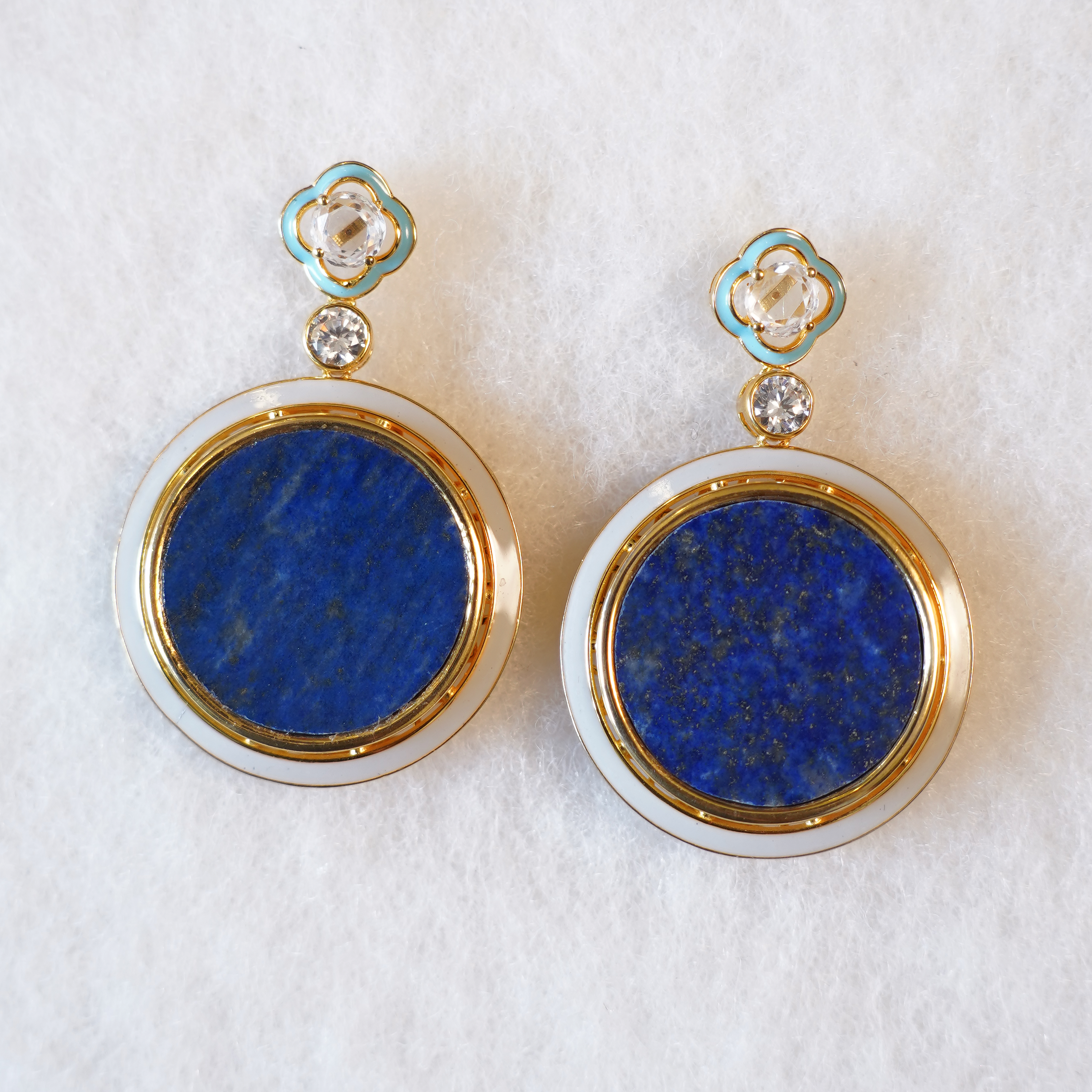 Lapis Lazuli Ear Drop Earrings