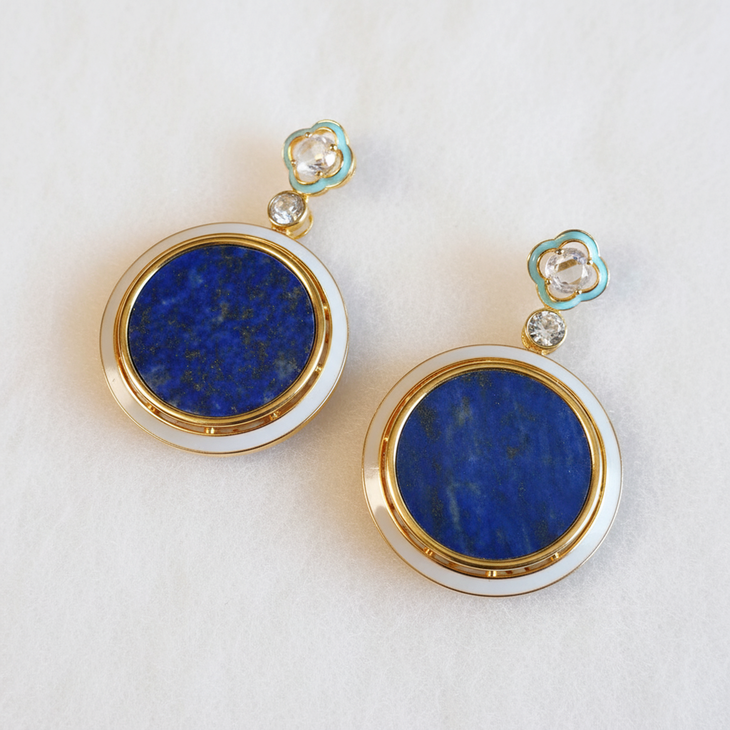 Lapis Lazuli Ear Drop Earrings