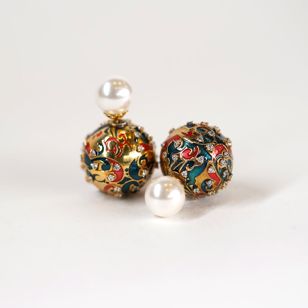 Floral Ear Huggies