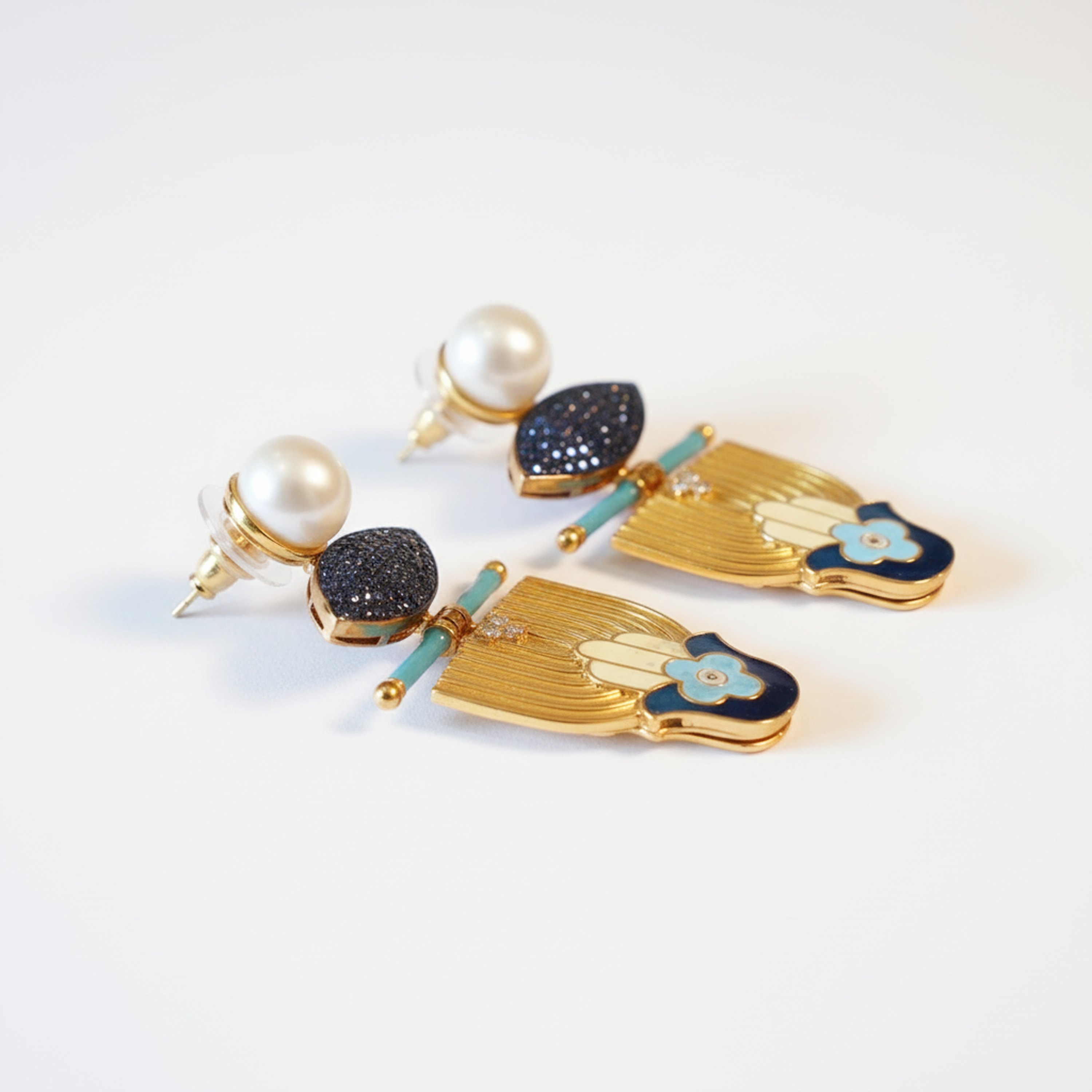 Hamsa Droplet Earring Earrings