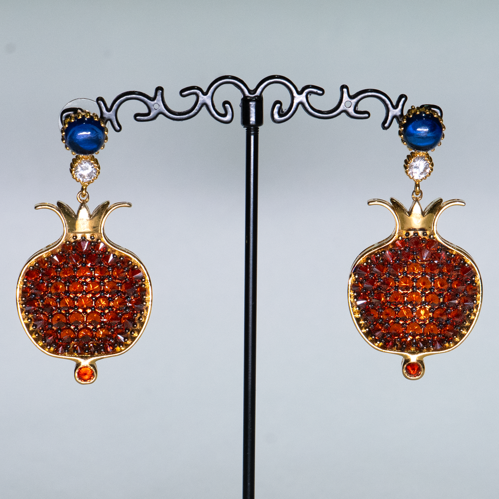 Pomagranate Earrings