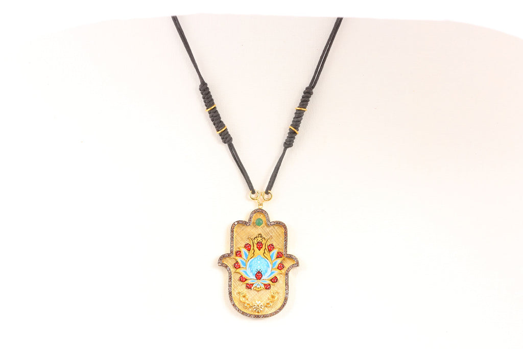 Prosperity Big Hamsa Pendant