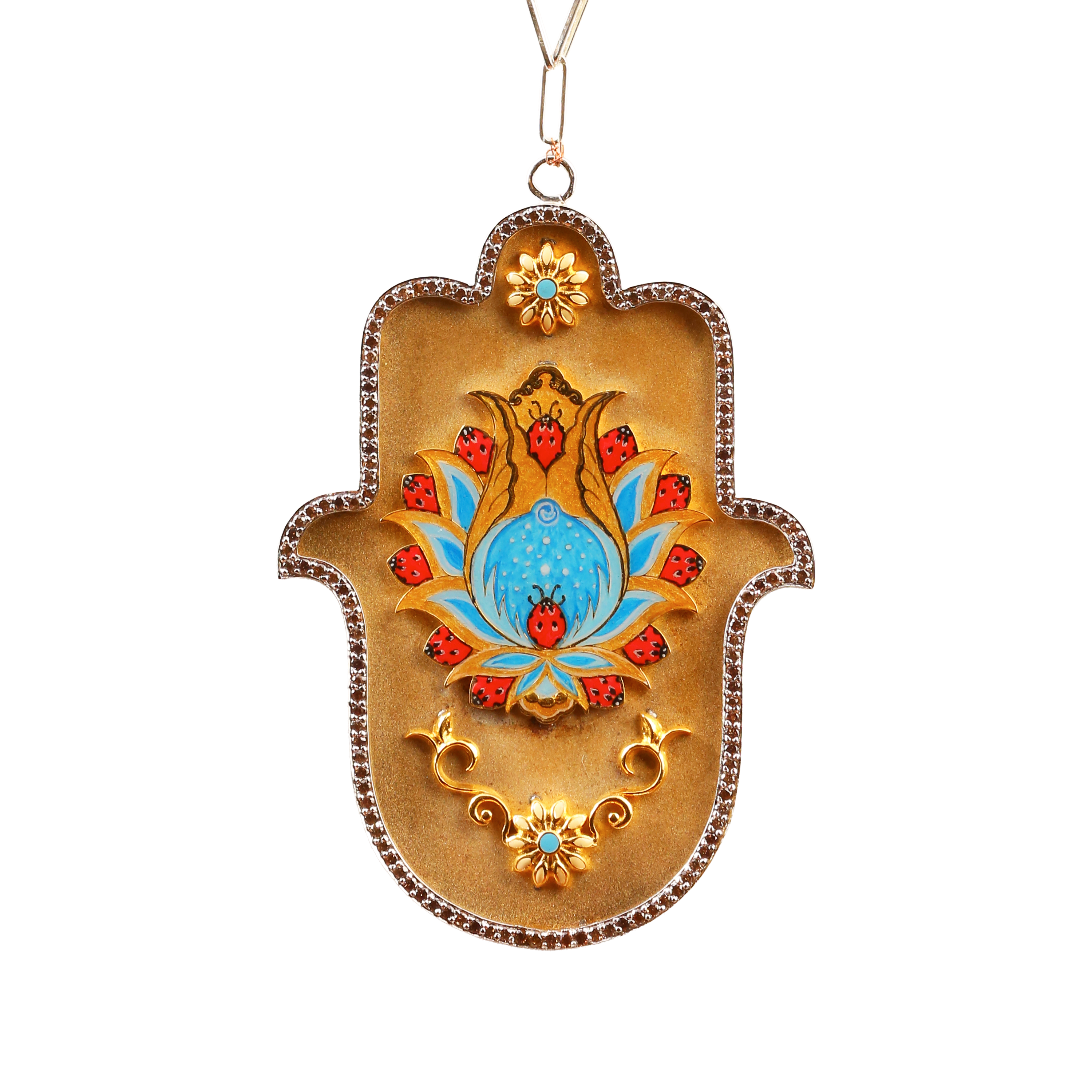 Prosperity Big Hamsa Pendant