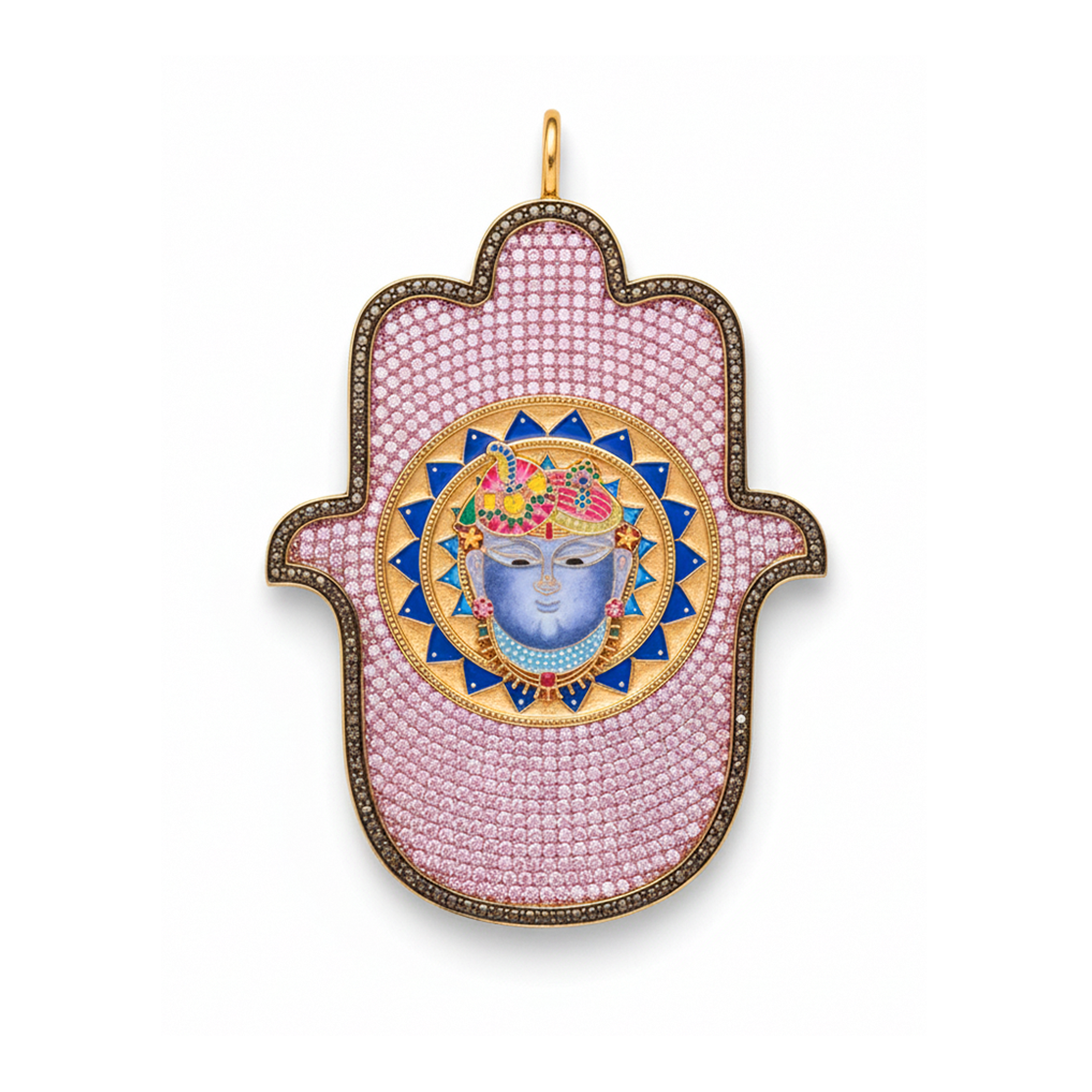 Shrinathji Medium Hamsa Pendant