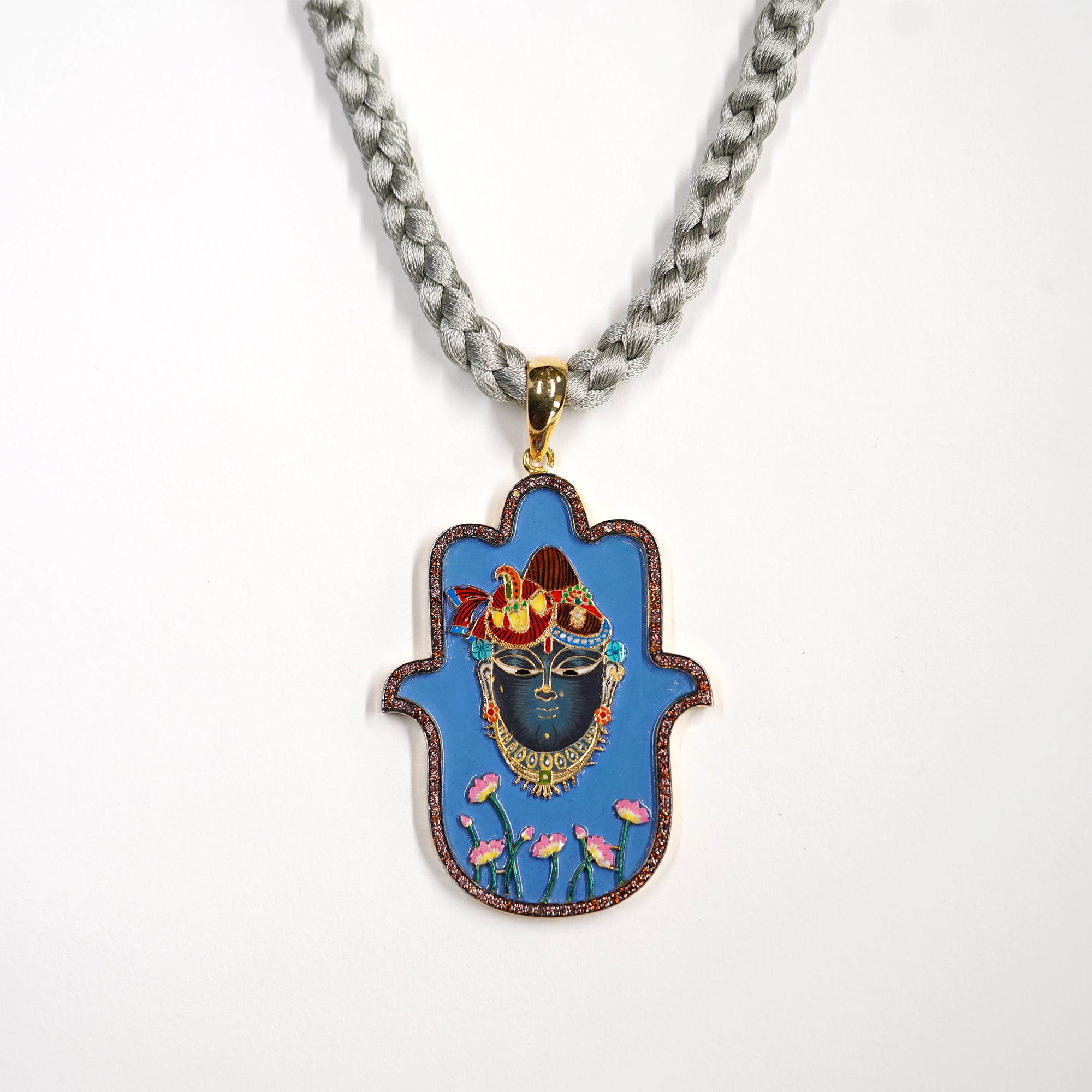 Shrinathji Medium Hamsa Pendant