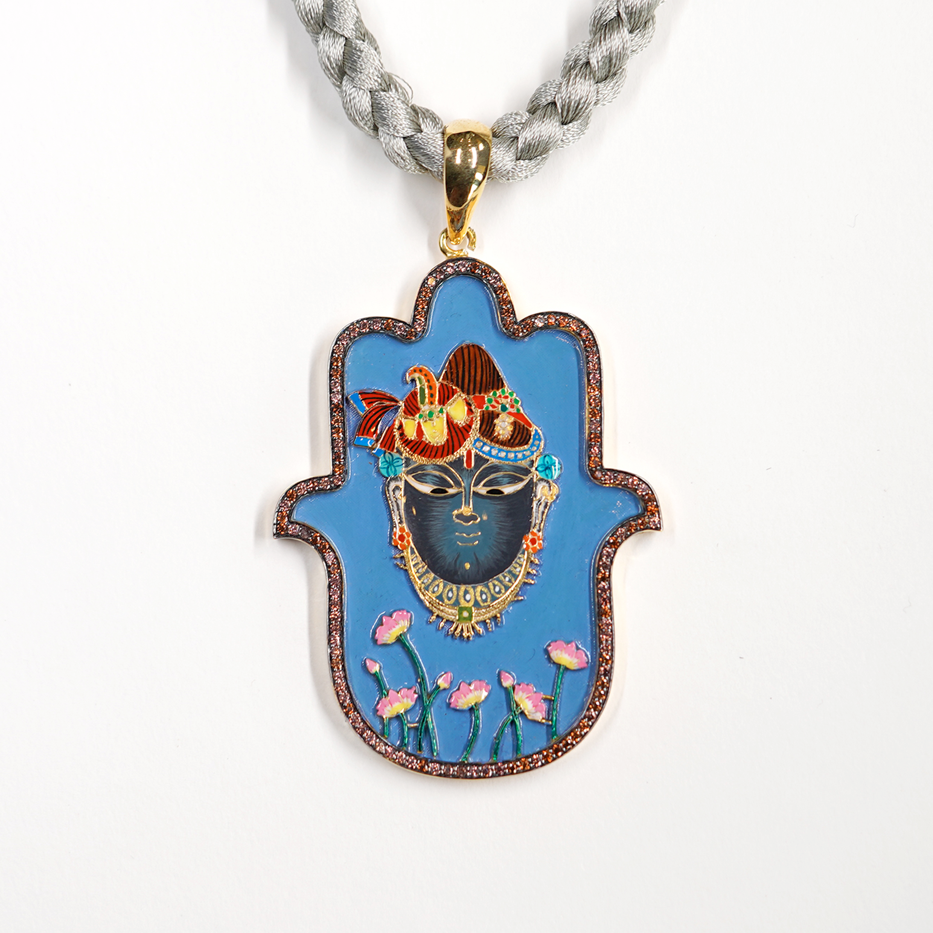 Shrinathji Medium Hamsa Pendant