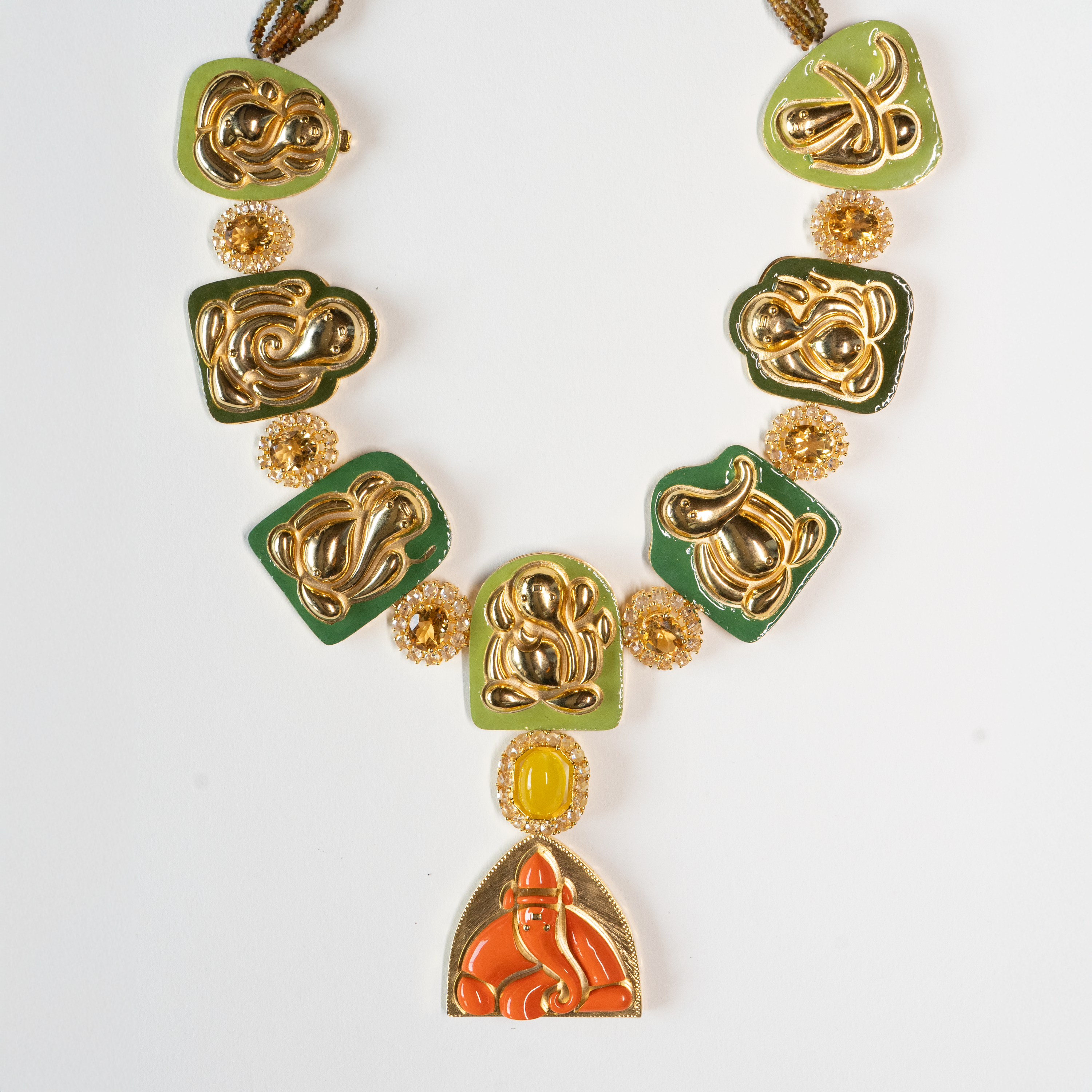 Ashtavinayak Ganpati Necklace