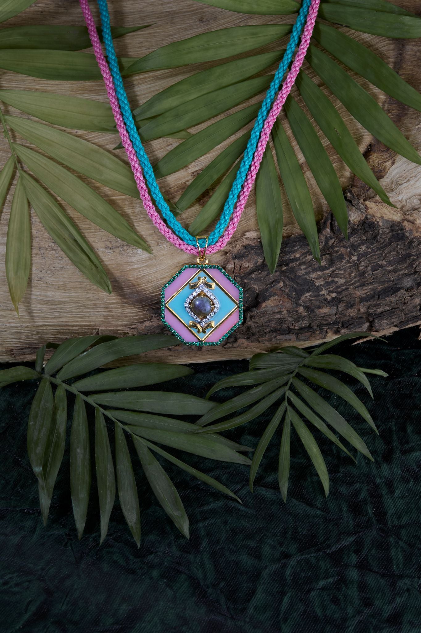 Labradorite Octa Pendant