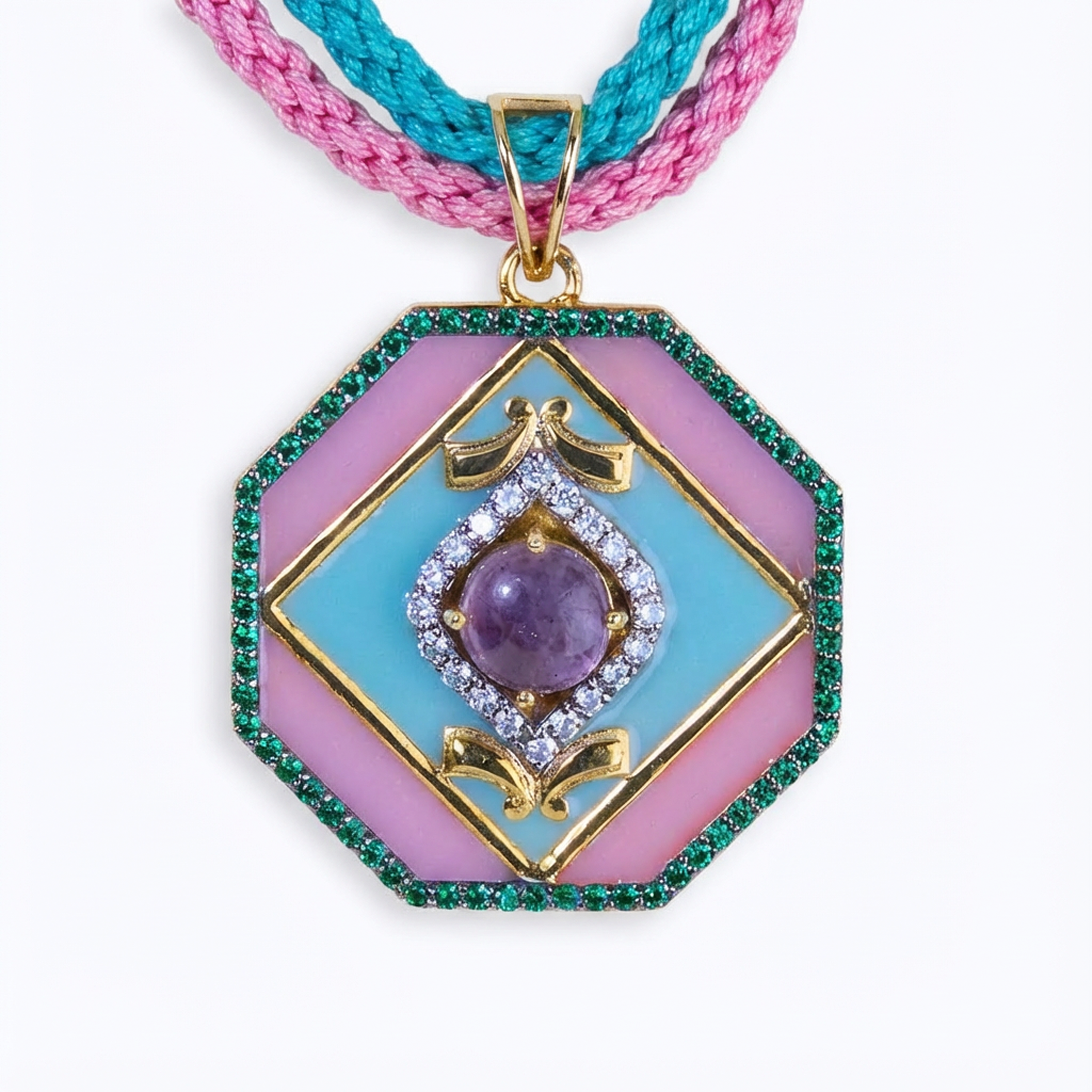 Labradorite Octa Pendant