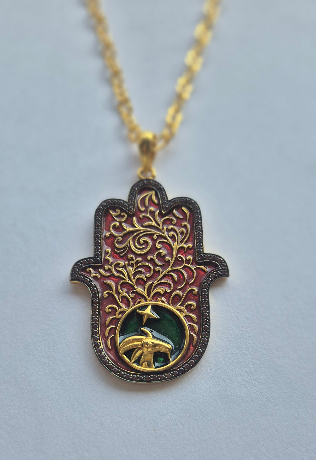Hamsa with Zodiac Signs