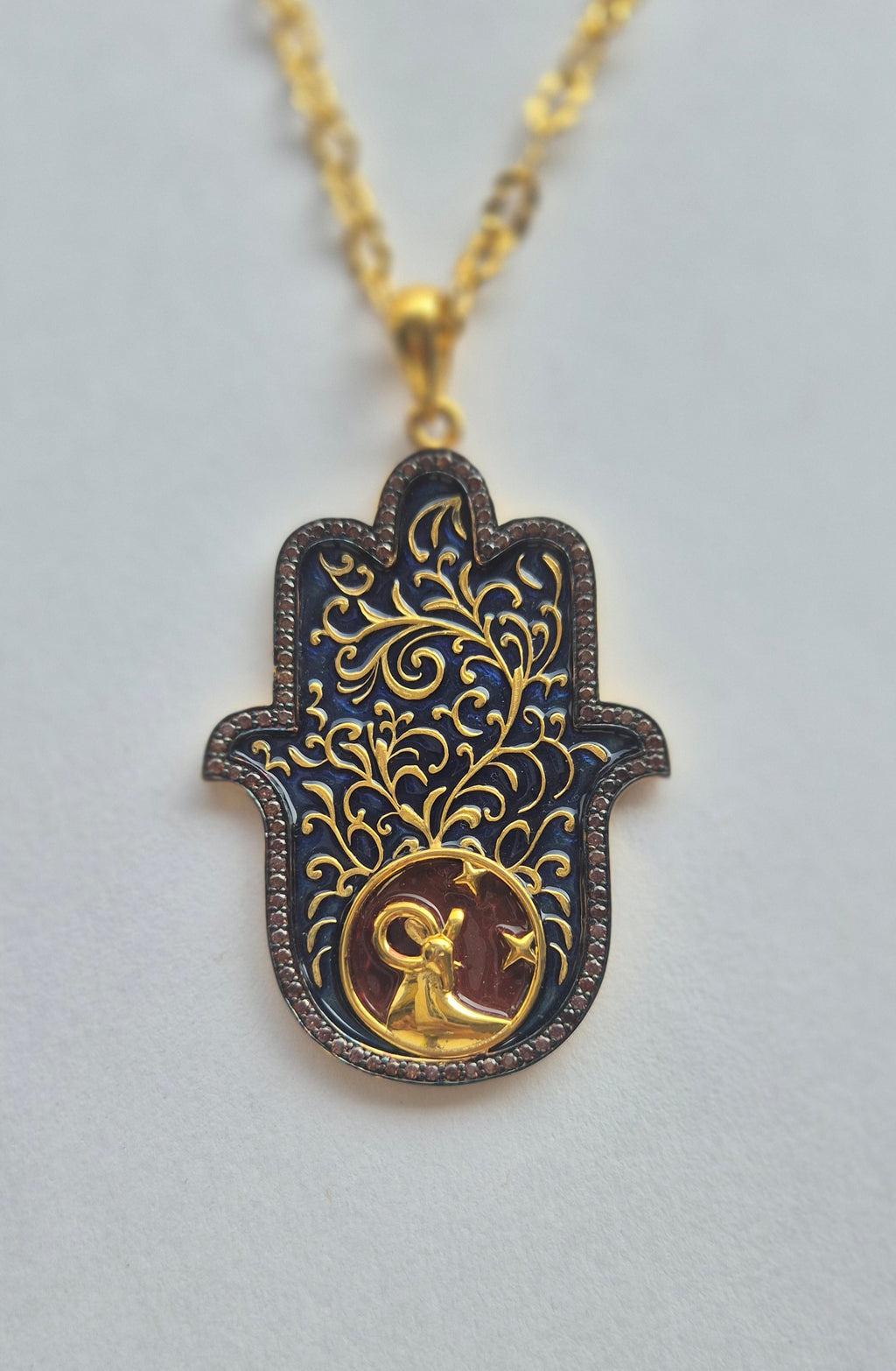 Hamsa with Zodiac Signs
