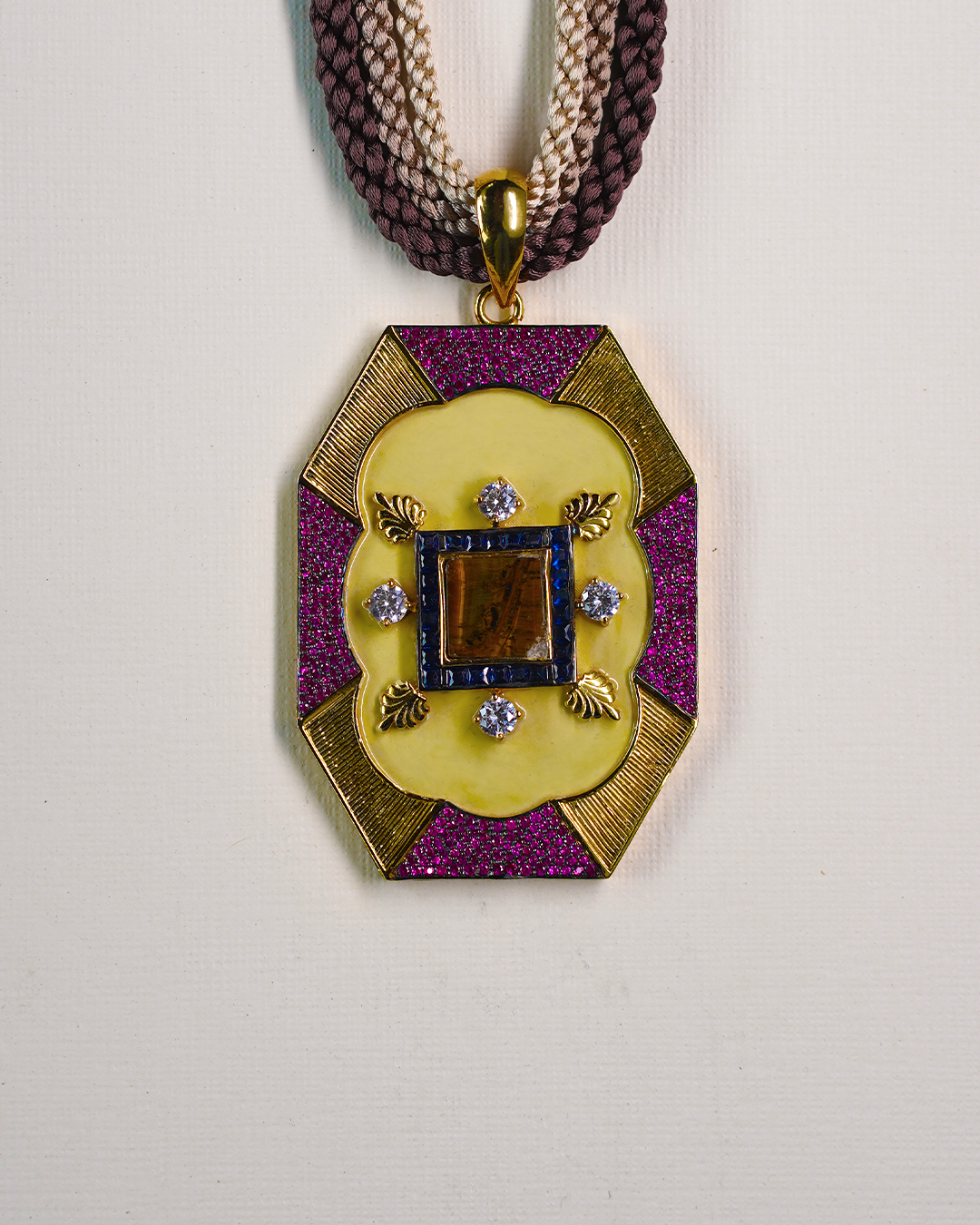 Cats Eye Octa Pendant