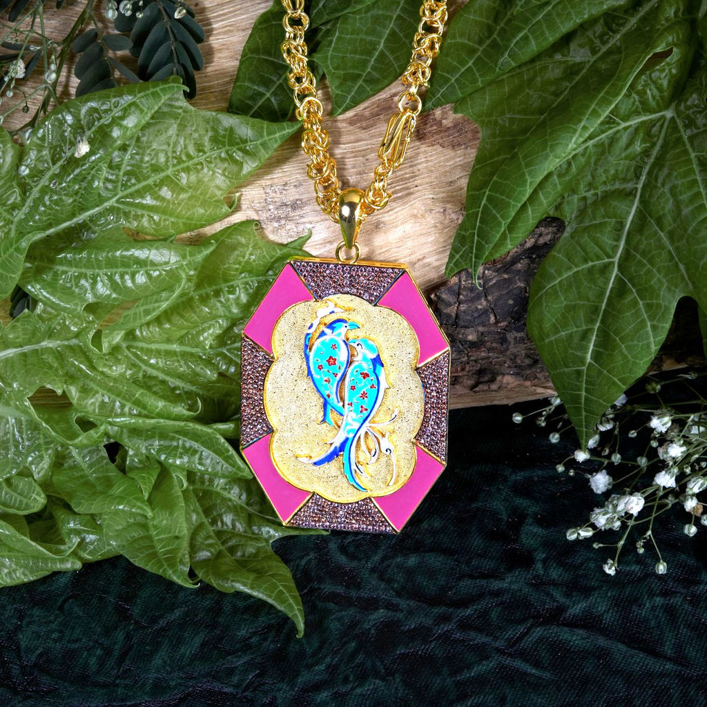 Love Bird Octa Pendant