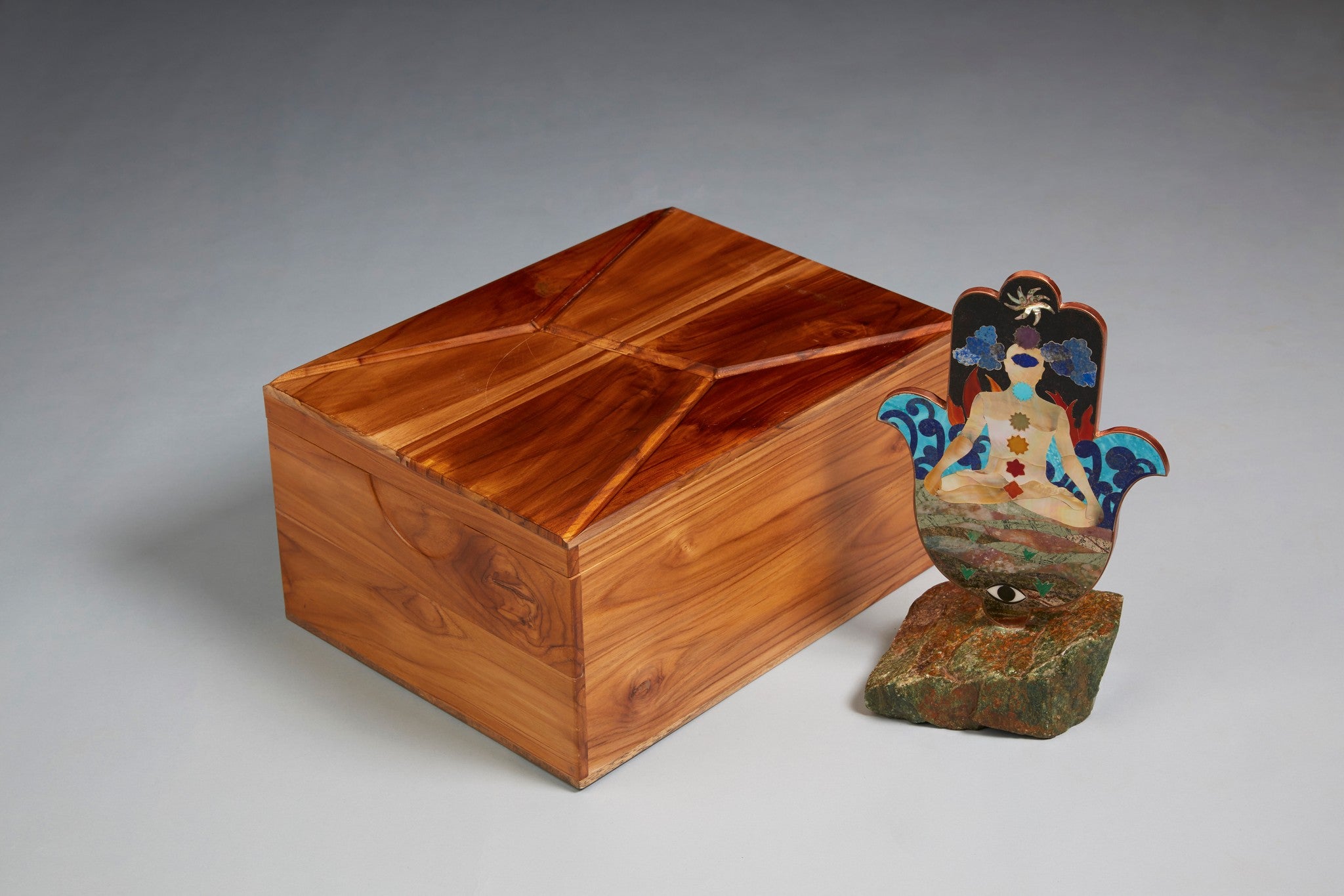 Man Meditating and Five Elements